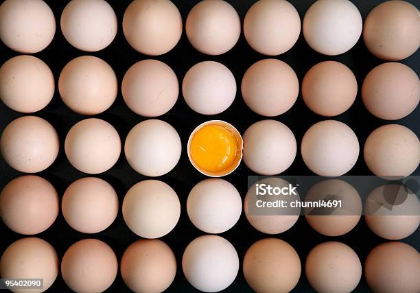 Eggs Stock Photo - Download Image Now - Animal Egg, Black Color, Breaking