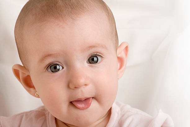 istock Close up of baby face 95402129