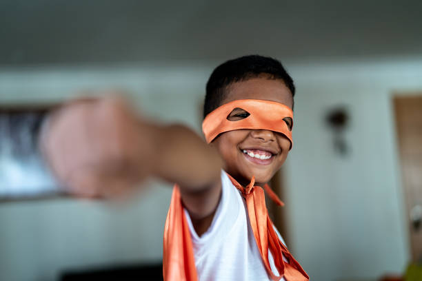 istock Little Boy Dressed as Superhero Concept 954022718