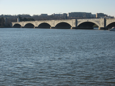 Washington, DC view of Arlington Memorial Bridge