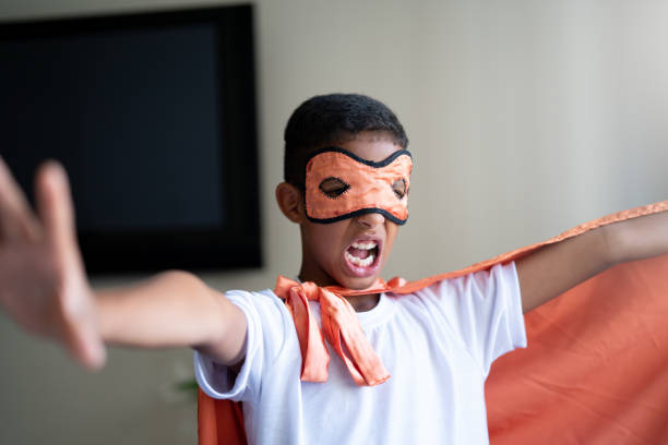 istock Little Boy Dressed as Superhero Concept 954035094