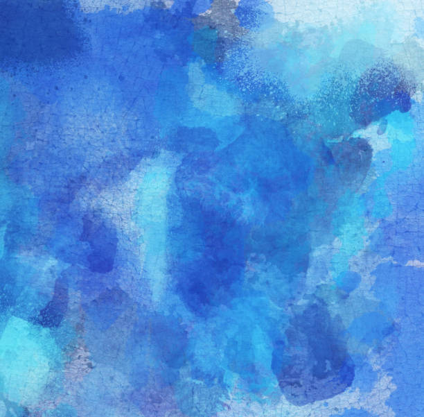 istock Abstract watercolor background in blue color 954043464