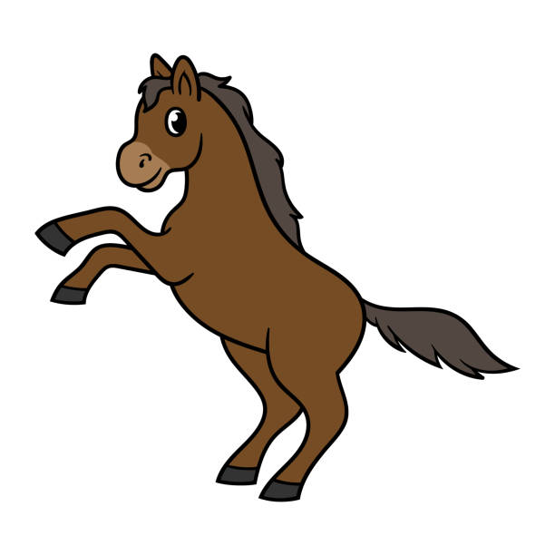 Cartoon Rearing Horse Stock Illustration - Download Image Now - Cartoon, Clip Art, Pony - iStock Cartoon Rearing Horse Stock Illustration - Download Image Now - Cartoon, Clip Art, Pony - iStock