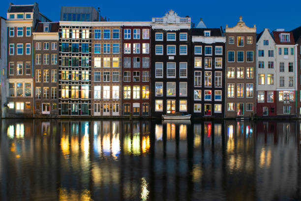 istock Amsterdam, Houses on the Amstel 954055956