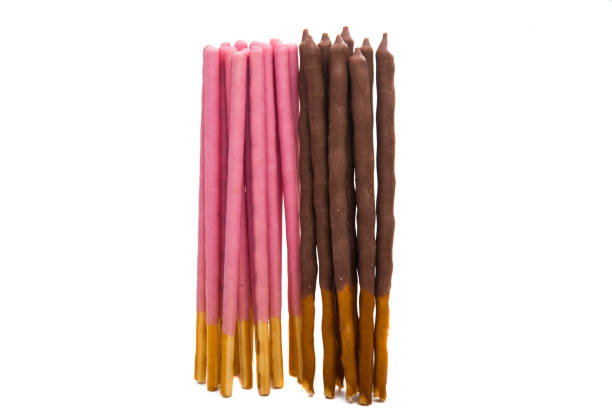 istock cookies with bright flogging. Japan sweets. 954056458
