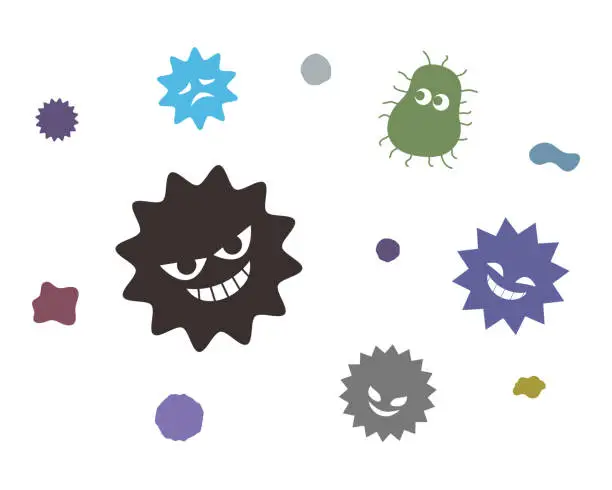 Vector illustration of Virus1