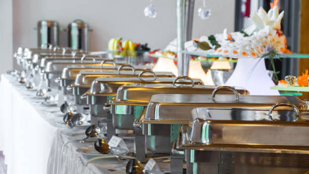 istock Buffet line of lunch and dinner. 954068284