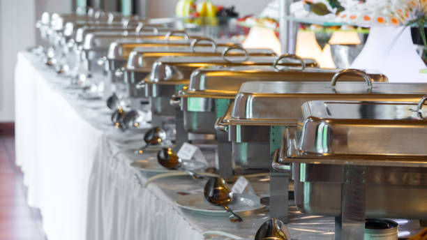 istock Buffet line of lunch and dinner. 954068322