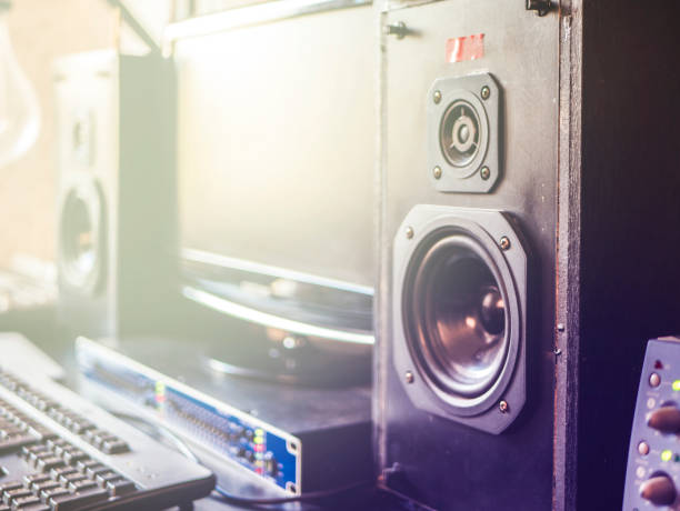 istock music recording home studio close up with computer and speakers 954074350