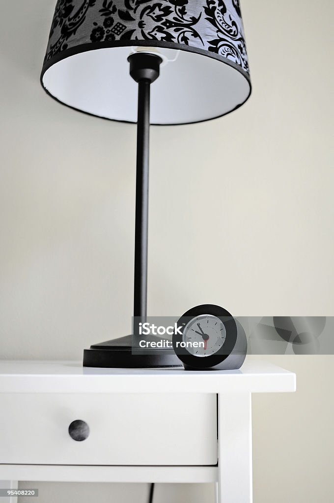 Reloj despertador - Foto de stock de Blanco - Color libre de derechos