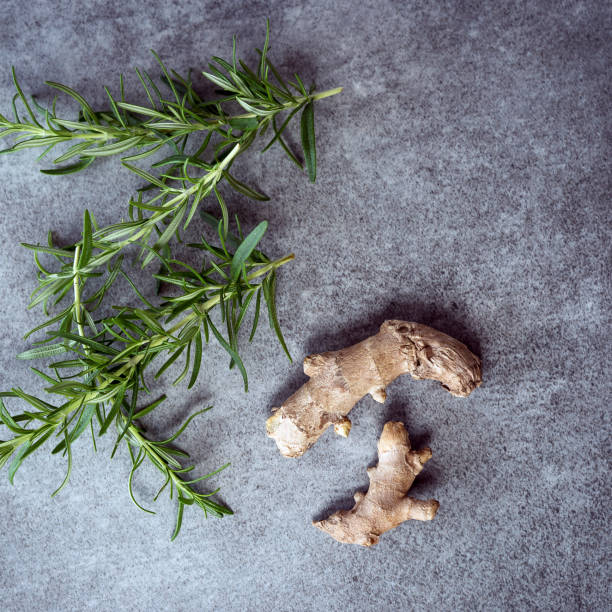 istock A collection of fresh spices on a gray stone table 954082490