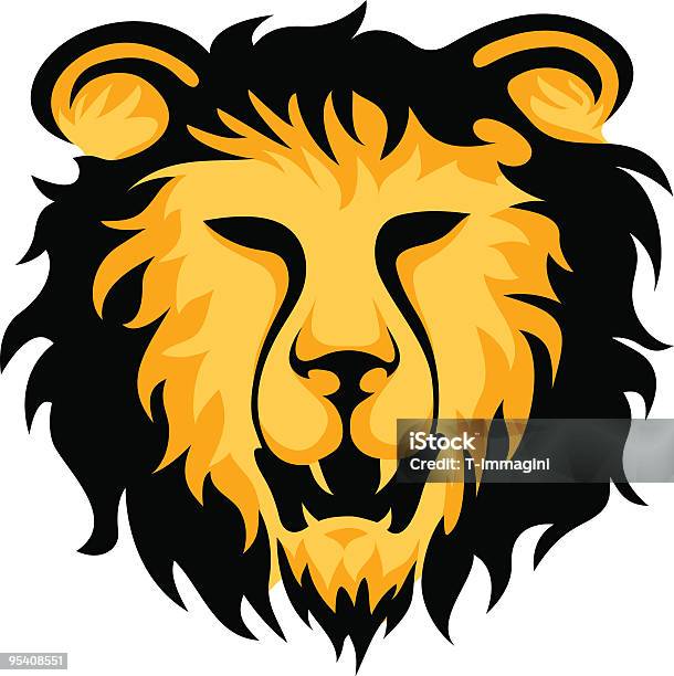 フレームのライオン - アフリカのベクターアート素材や画像を多数ご用意 - アフリカ, イラストレーション, オレンジ色