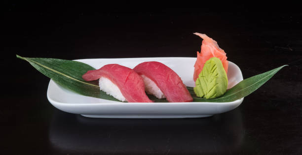 istock japanese cuisine. sushi on background 954089404