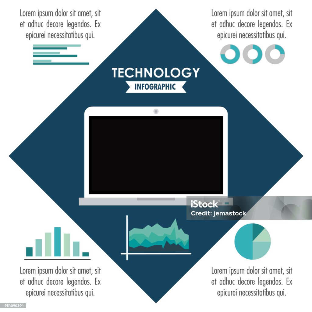 Technographics Example Tehnology Infographic Concept Stock Illustration - Download Image Now ...