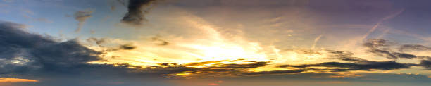 istock Sunlight with dramatic sky on dark background.Vivid sky on dark cloud. 954095054