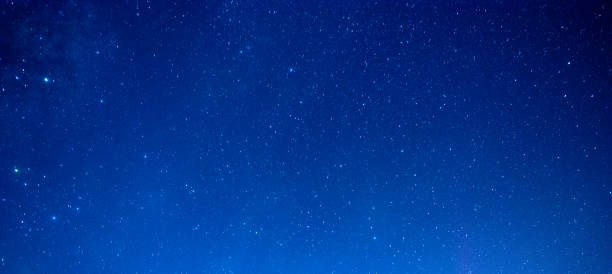 istock panorama night blue sky and star background.with grain and select white balance. 954101876