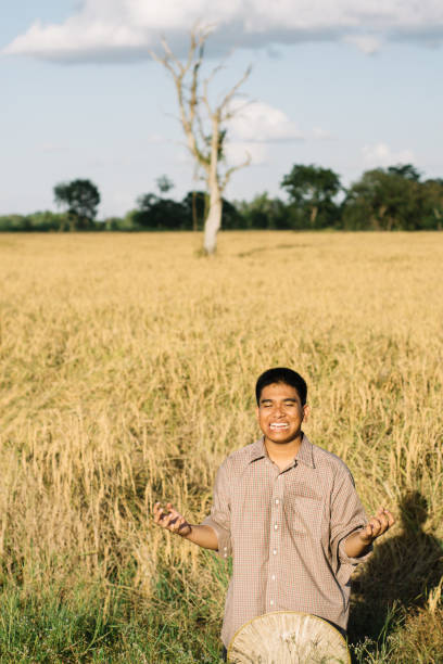 istock Brown Skin Farmer And His Rice Field 2 954105678