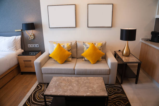 istock Living room area in modern studio apartment 954121490