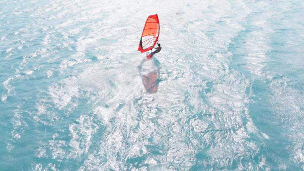 istock Aerial View of Windsurfing 954141654