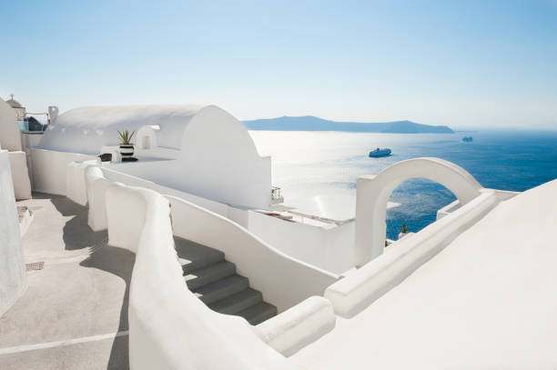 istock White architecture on Santorini island, Greece. 954141920