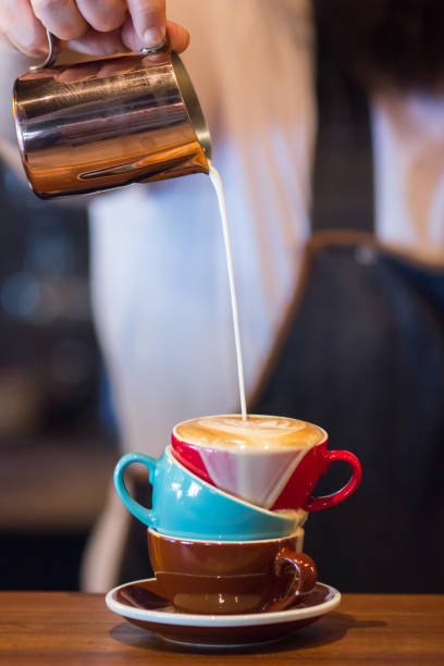 istock Barista pouring Latte 954141932