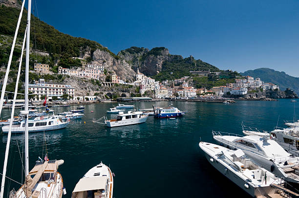 Amalfi cityscape stock photo