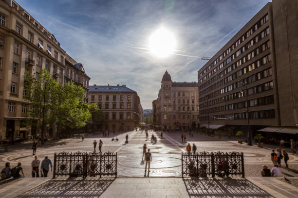 View from St. Stephen's Basilica in Budapest, Hungary