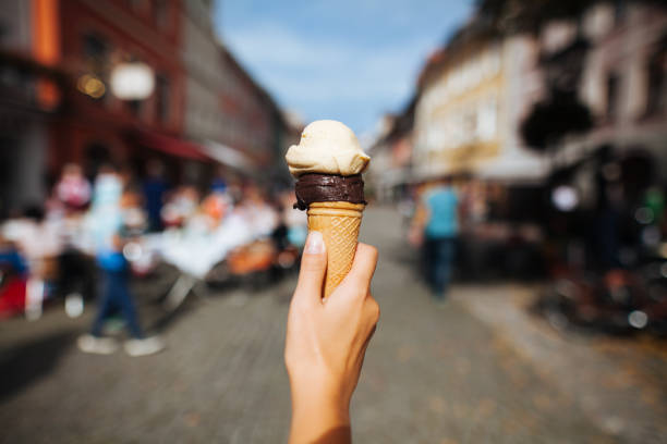 Ice Cream on a Hot Summer Time