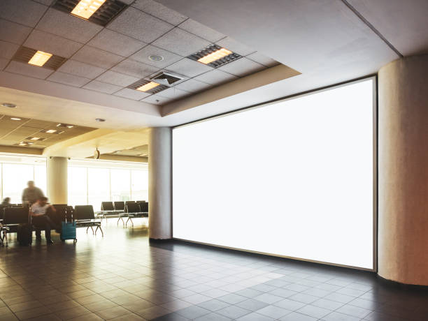 Blank billboard Light box Media Indoor Public building
