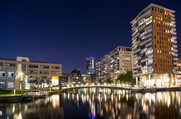 istock city pond in The Netherlands 954164444