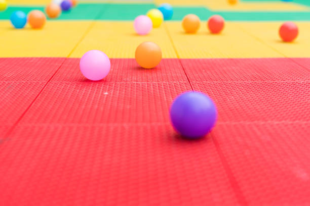 istock colorful balls on the playground with blurred backgrounds 954168830