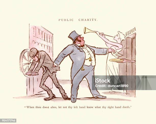 Victorian Satirical Cartoon Public Charity Stock Illustration - Download Image Now - Cartoon, Poverty, Wealth - iStock Victorian Satirical Cartoon Public Charity Stock Illustration - Download Image Now - Cartoon, Poverty, Wealth - iStock