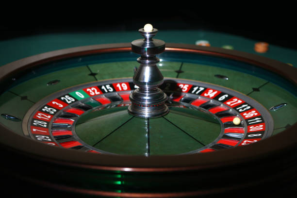istock Fragment of roulette with the ball. 954173364