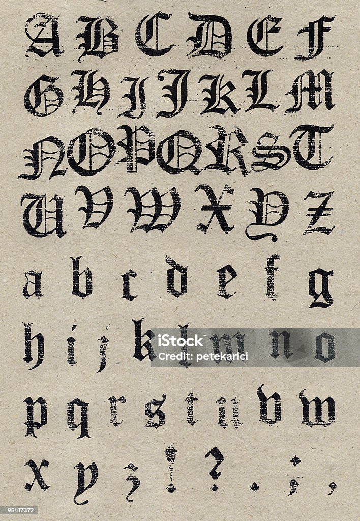 Papel reciclado alfabeto IV - Foto de stock de Caderno de Anotação royalty-free