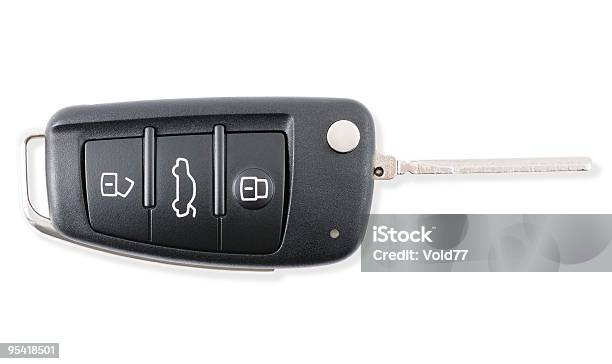 Automobile Key Stock Photo - Download Image Now - Car Key, Cut Out, Black Color