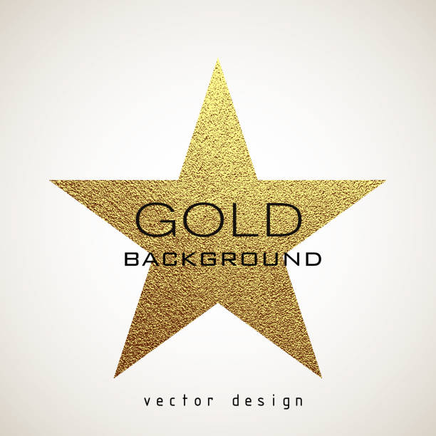 Gold star elegant. Premium quality golden labe Luxury Gold Star badge. Golden shiny sign. goldco reviews worth stock illustrations