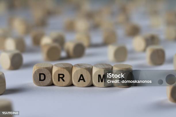Drama Image With Words Associated With The Topic Movie Word Image Illustration Stock Photo - Download Image Now