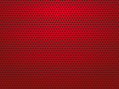 modern style abstract red perforated metal background