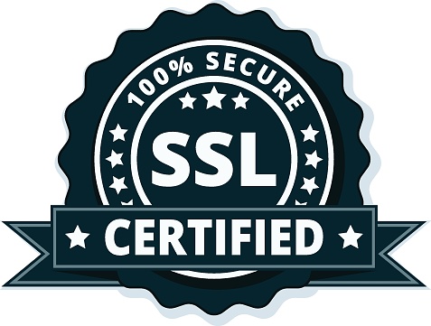 Ssl Label Ssl Certified Label Illustration Stock Illustration - Download Image ...