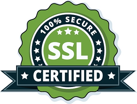 Ssl Label Ssl Certified Label Illustration Stock Illustration - Download Image ...