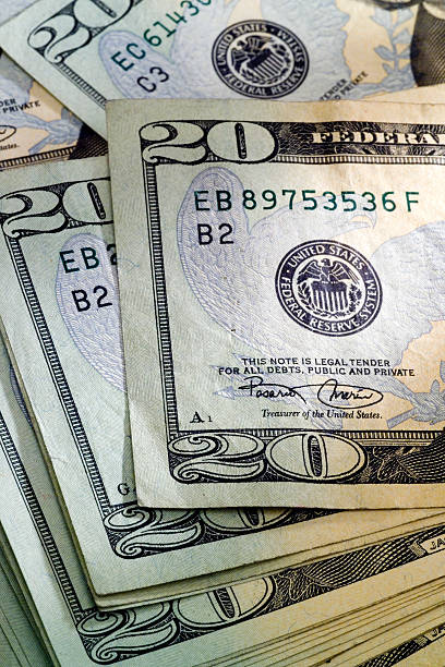 istock Pile of twenties 95422968