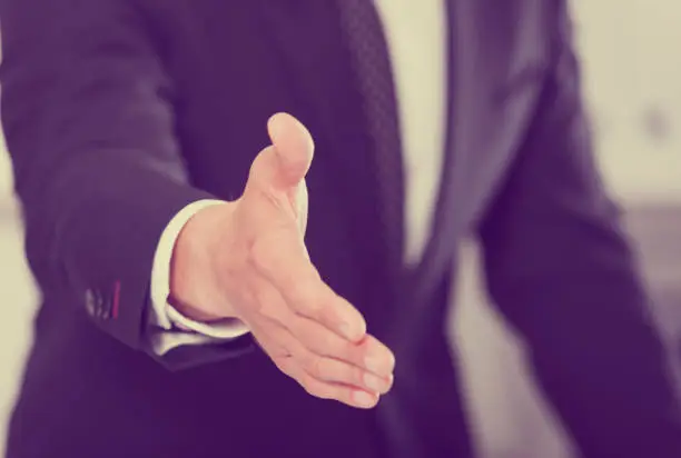 Photo of Businessmen ready to handshake