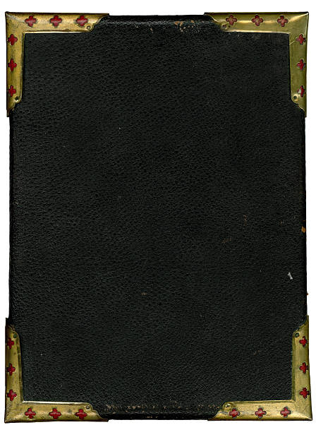 istock Ornate book cover with metal corners 95423512