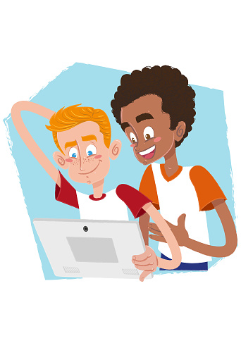 アミーゴス于山島 o タブレット - イラスト素材...