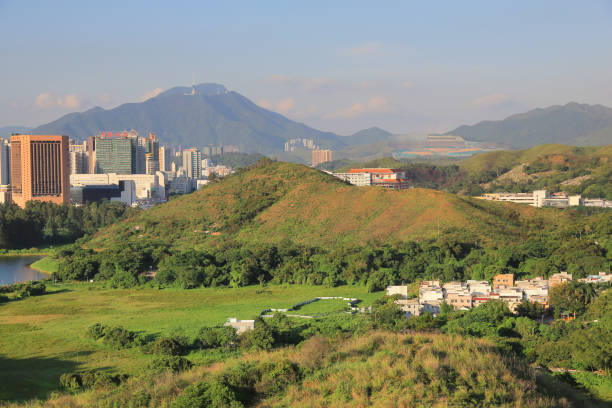 istock China's Shenzhen city from hong kong view 954236000