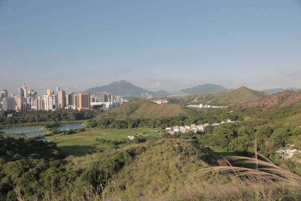 istock China's Shenzhen city from hong kong view 954236056