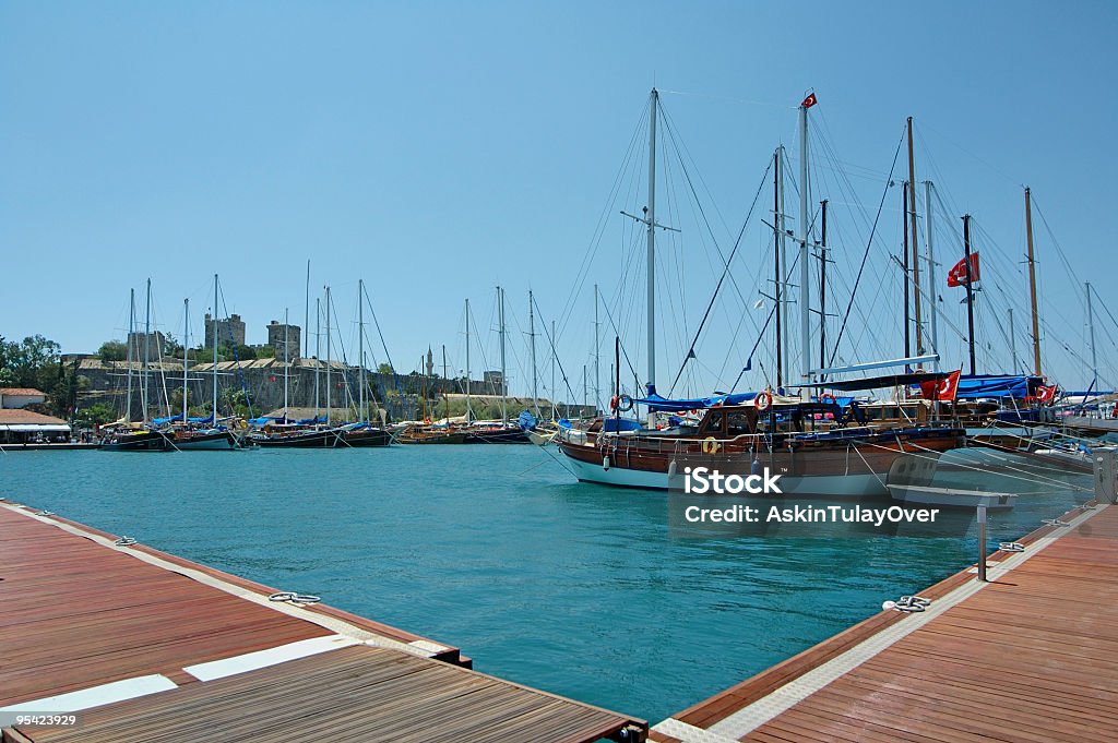 Bodrum Marina - Foto de stock de Ancla - Parte del barco libre de derechos