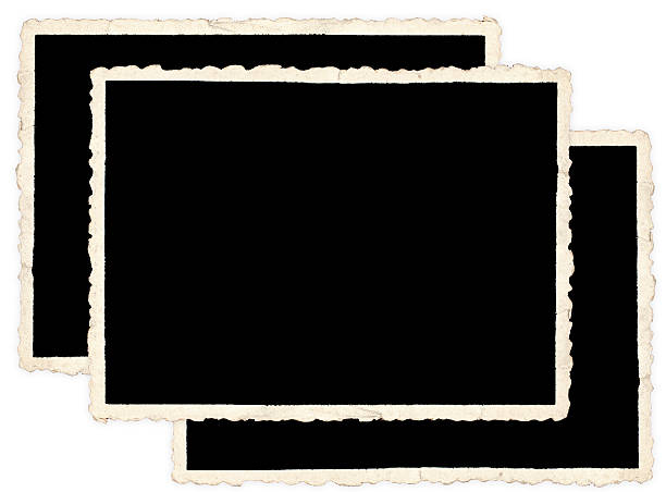 istock Arrangement of old photos on white background 95423949