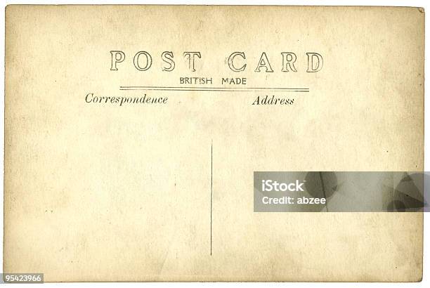 Photo libre de droit de Ancienne Carte Postale banque d'images et plus d'images libres de droit de Carte postale - Carte postale, Fond, Style victorien