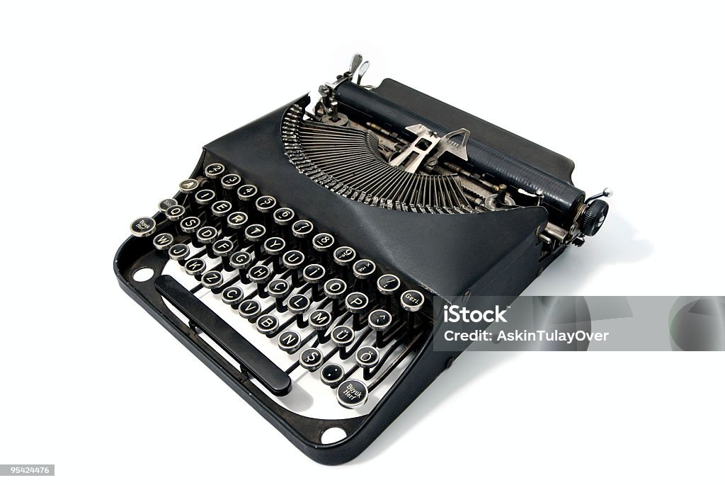 Maszyna do pisania - Zbiór zdjęć royalty-free (Antyczny)